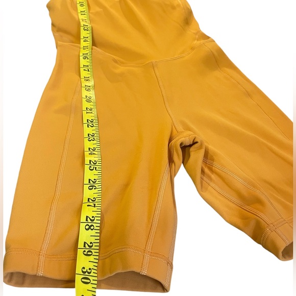 Lululemon Align Bodysuit,shorts,orange,mustard, Size 8 - Picture 5 of 9